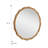 Round Solid Wood Wall Mirror