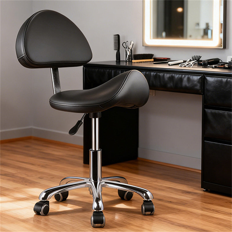Saddle Stool with Height Adjustable and Swivel