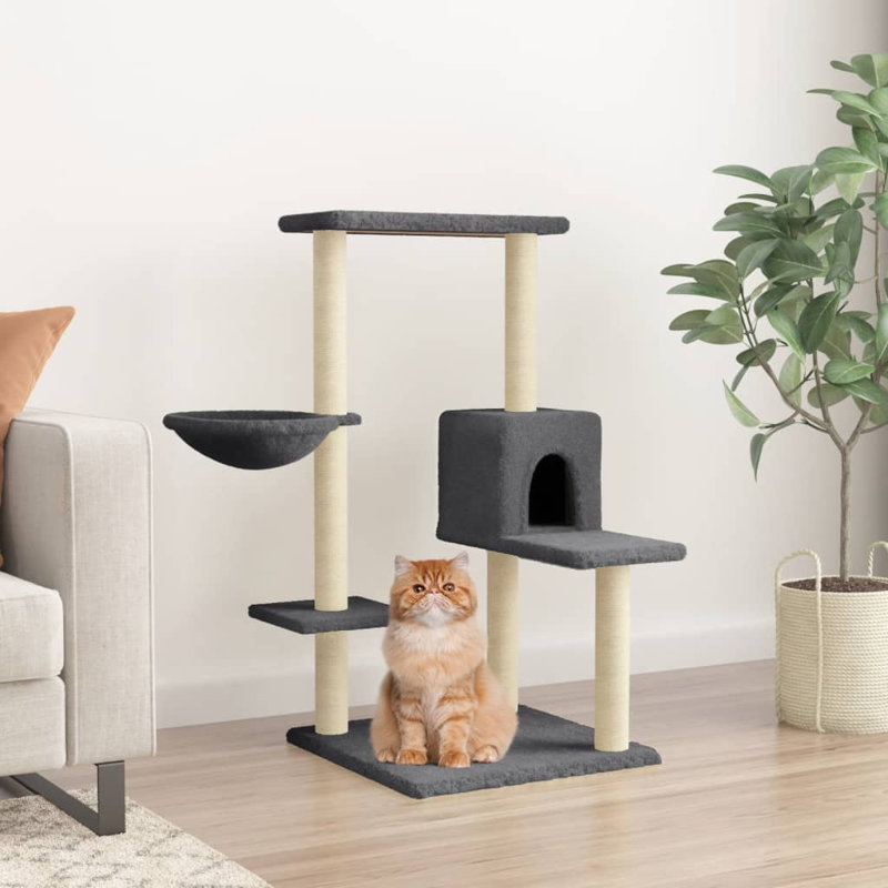 Summersville 95cm H Cat Tree, Dark Grey
