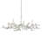 Aubrey 49.75" 8-Light Hand-Forged Hand-Worked Iron Chandelier