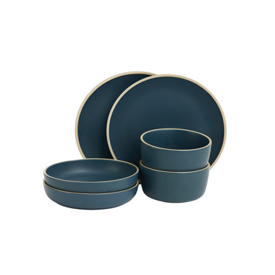 Ceramic Dinnerware Set 6 Piece - Service for 2