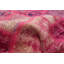 Tapis décoratif en laine de conception unique noué à la main des années 1980 6 pi 4 po x 9 pi 8 po de couleur rose foncé