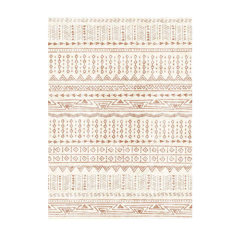 Large Area Rug 5 X 7 Ft Anti-Skid And Tear-Resistant Floor Mat Modern Beige, Rectangle 5' x 7'