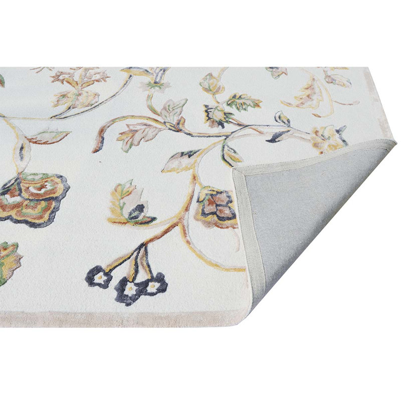 Floral Area Rug, Rectangle 2' x 3'