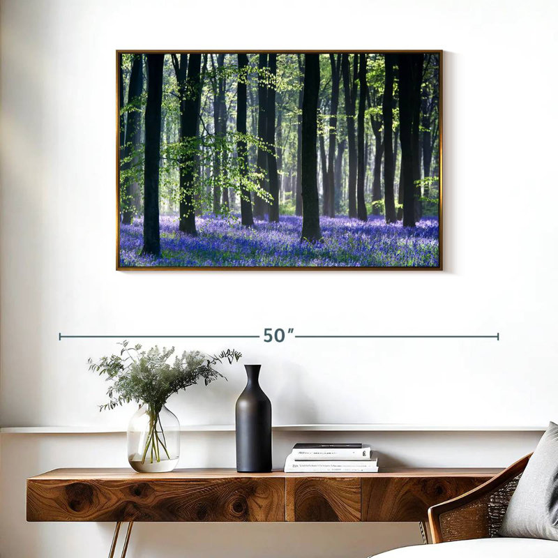 Bluebell Vision, Cadre flottant doré, 37 po x 25 po