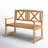 Giles Solid Wood Fir Outdoor Bench