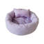 Coussin pour chien rond d'automne avec coussin pour chien 15,7 x 15,7 x 3,9 po-131215626