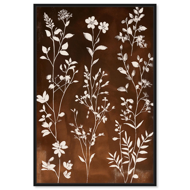 «Void Verdancy I Canvas Vintage Botanicals» par Art Remedy, H 16 po x l 11 po, Structure noire