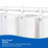 Kenney Rust-Proof Plastic Shower Curtain Double Hooks-109702993