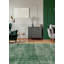 Tapis vert foncé à transition de couleur 6 pi 0 po x 12 pi 7 po