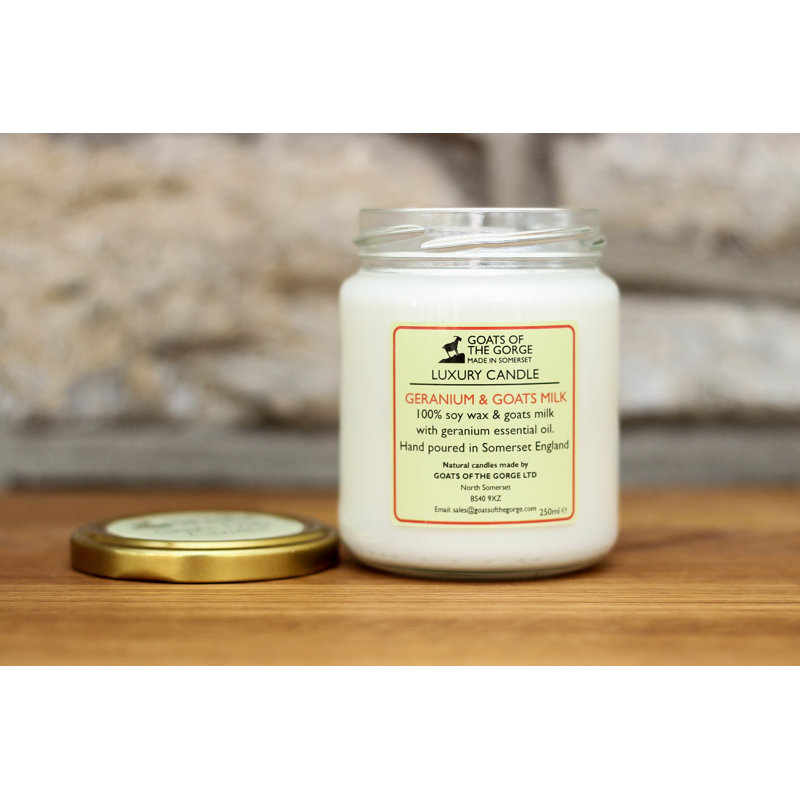 Geranium Scented Jar Candle