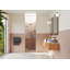 Porte de douche à charnière en verre sans cadre 32,25 po x 78 po Halo-110285448