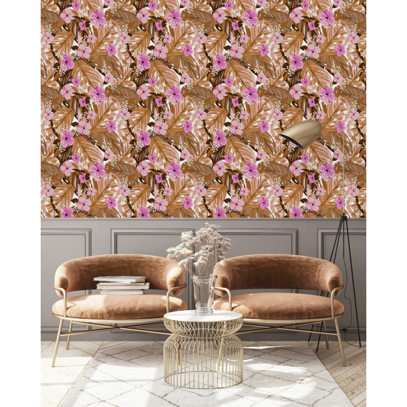 Panneau de papier peint adhésif Little Pink L 18,75 pi x l 25 po