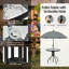 Itamar 4 - Person Patio Dining Set Umbrella Hole Included Round Table