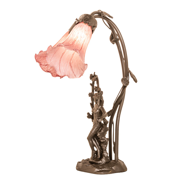 Lampe d'appoint 17 po Tiffany Pond Lily, Rose
