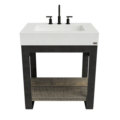 Outland 30" Vanity with Concrete Rectangle Sink