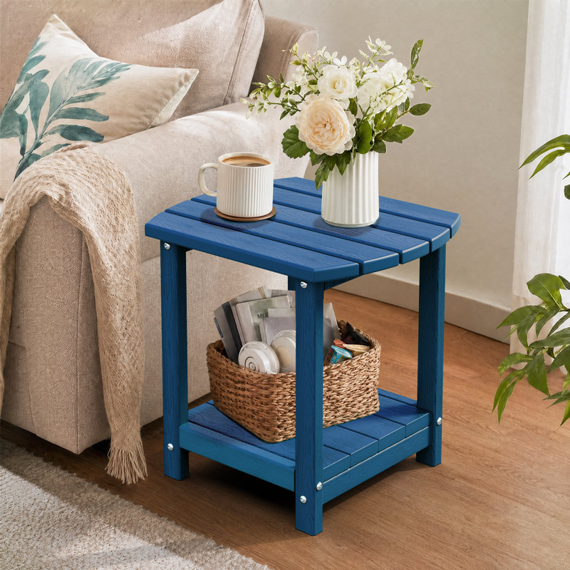Table de bout d'extérieur en PEHD Adirondack, Marine