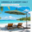 Parasol de marché de 10 pi pour parasol de patio à 8 nervures-130168943