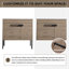 Meuble-lavabo de 36 pouces avec lavabo, meuble-lavabo sur pied ou flottant optionnel