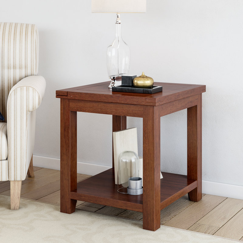 Abram Solid Wood End Table
