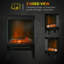 Chappell Belfry Heating 40.5cm W Black Electric Stove