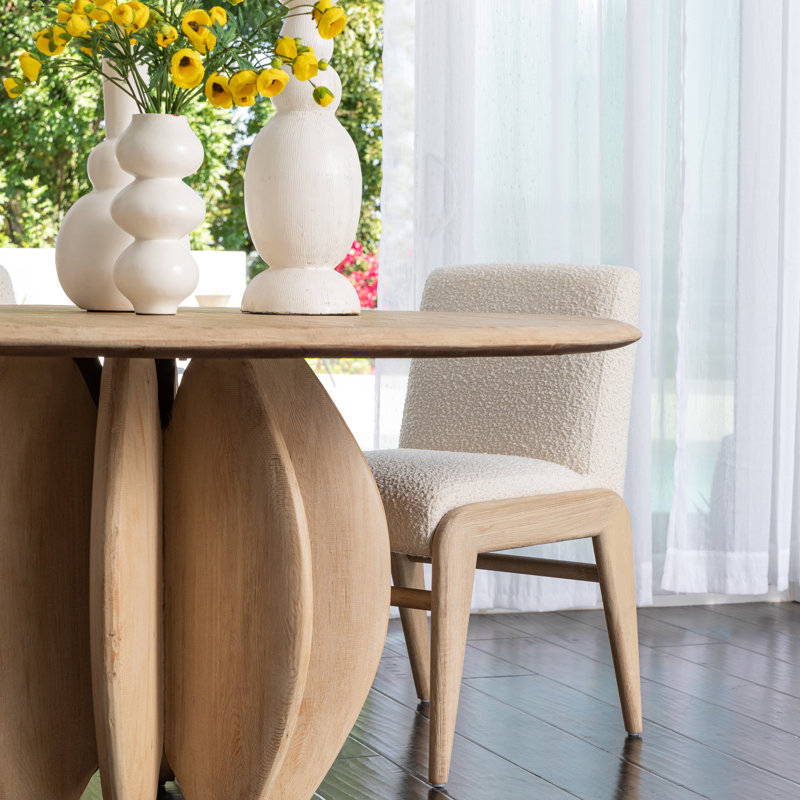 Frazer Upholstered Dining Chair, Cream