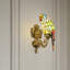 Tiffany Style Parrot Wall Sconce, 12.4" H Stained Glass Wall Light With 1 Light