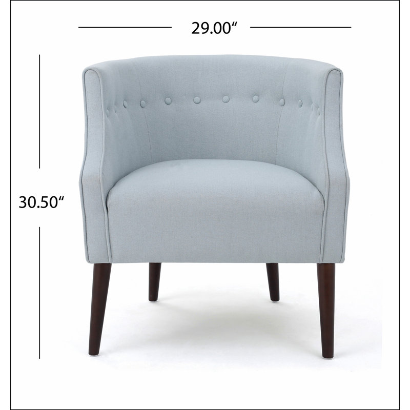 Fauteuil club, Bleu clair