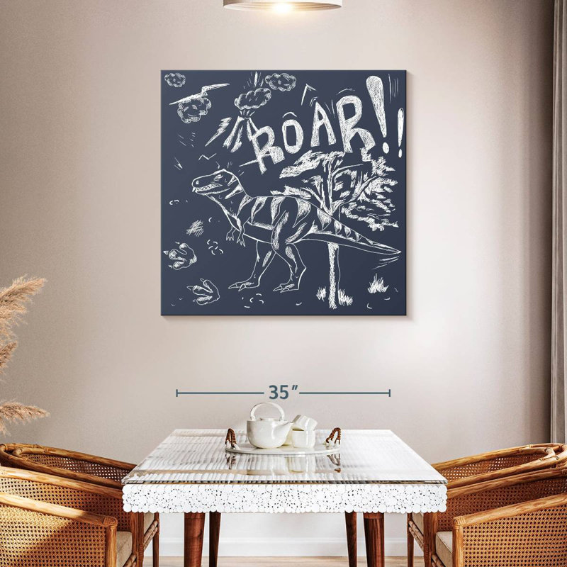 Brampt Sketchy Roar, 39" H x 39" W