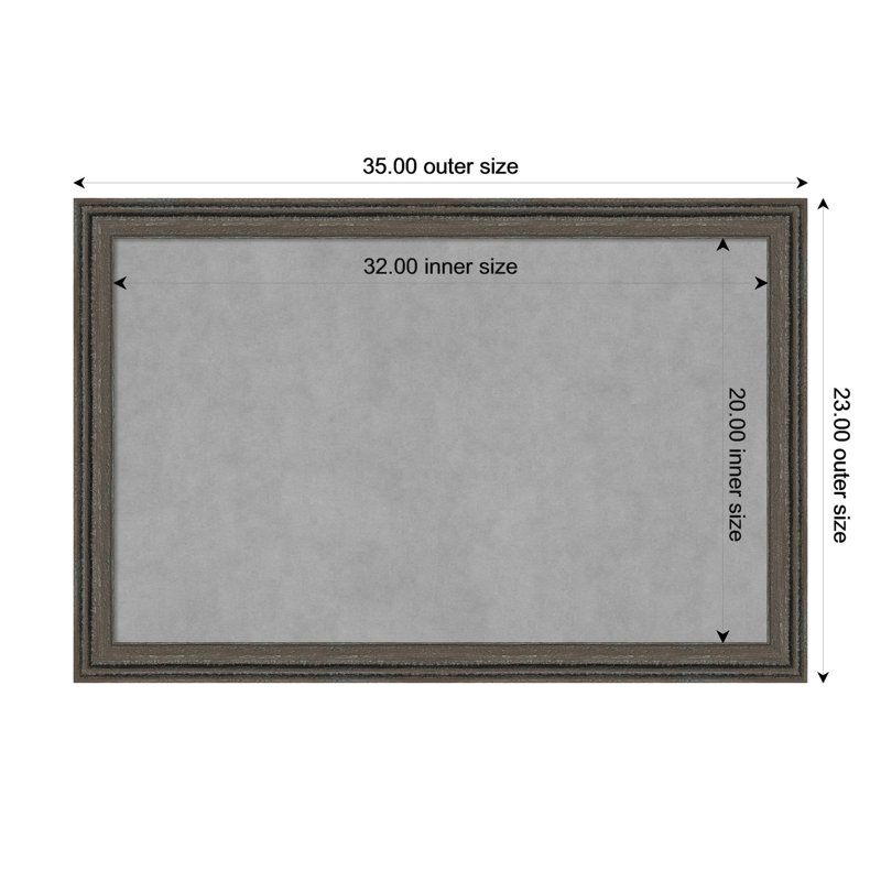 Tableau magnétique magnétique en métal, H 23 po x l 35 po