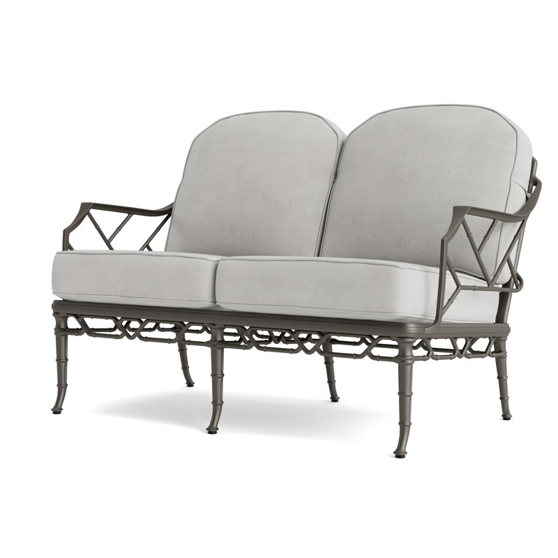 Calcutta Outdoor 2 - Seat Loveseat, Fusion Dove, Mica