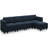 Upholstered Modular Sofa Sectional With Ottoman-1391795214