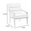 Fauteuil d'appoint rembourré en métal Kirra-1614687372