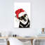 «Christmas Black Shiba Inu» par Big Nose Work - impression d'art graphique-52536437-52536438-52536444