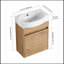 Meuble-lavabo simple 16,80 po avec plateau Daygan
