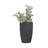 Decorative Swirl Textural Vase for Home Decor – Modern Tall Flower Vase Perfect for Entryway, Console Table Decor, or Office Accent