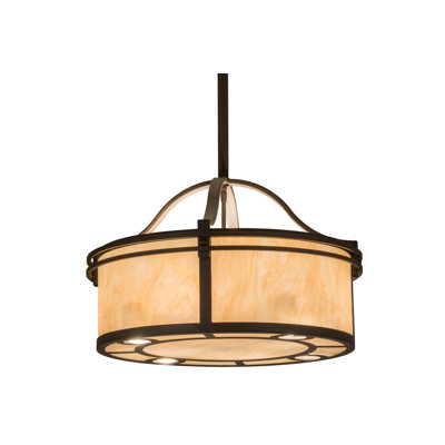Sargent 12 - Light Lantern Drum Chandelier
