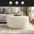 Upholstered Round Ottoman-114210819
