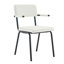 Ensemble de chaises de salle à manger modernes suspendues avec revêtement en velours de luxe-497474387