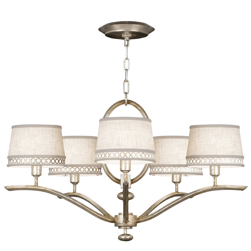 Allegretto 5 - Light Chandelier, Silver
