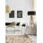 Tapis gris vache fait main Chisholm