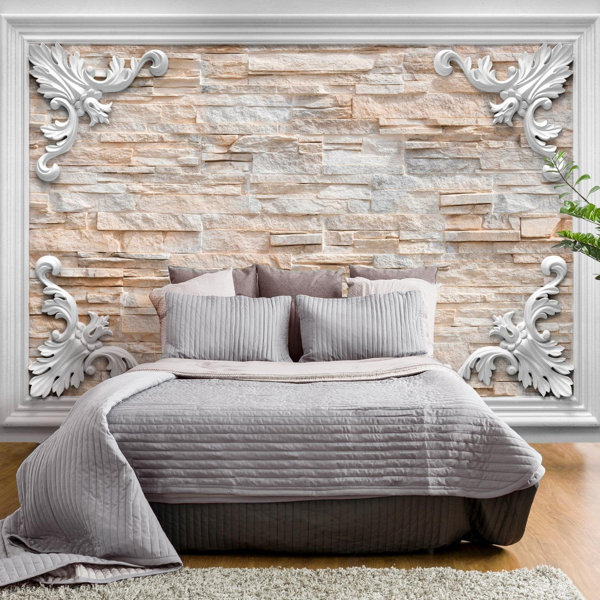 Williston Forge Dawnta Brick Wall Mural | Wayfair