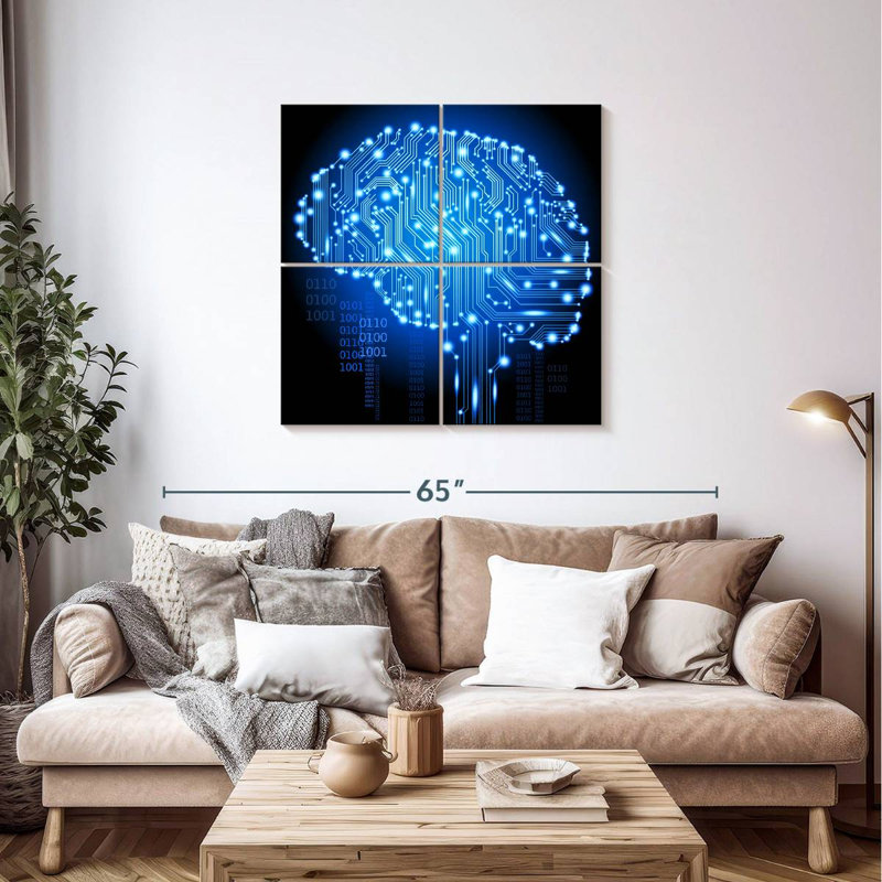Keiri Cyborg Brain, 38" H x 38" W