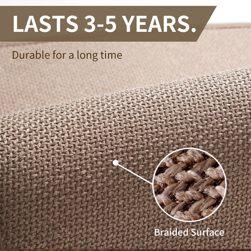 Super Absorbent Kitchen Rugs Non Slip 17"x47", Brown