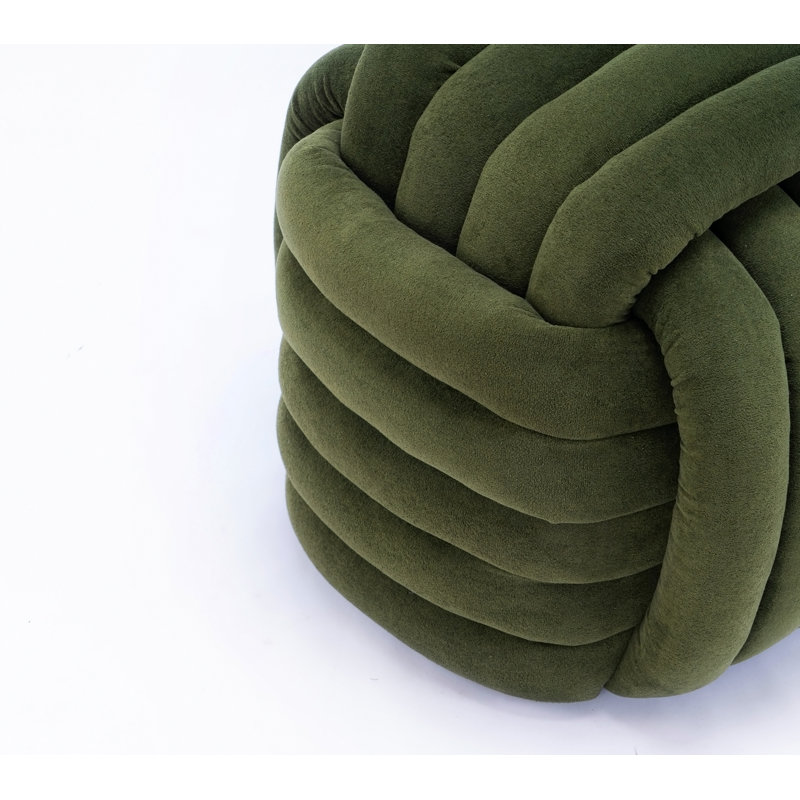 Repose-pieds en tissu Chenille