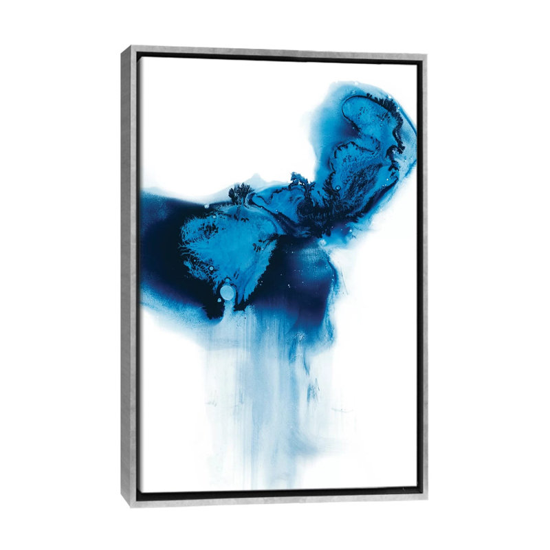 Dissipation I par Ethan Harper - reproduction d'art, H 48 po x l 32 po x P 1,5 po, Toile avec cadre argenté, Pas de tapis