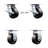 4 Piece Glass Filled Nylon Caster Set