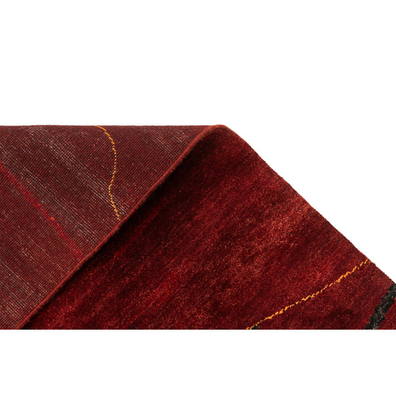 Tapis bordeaux Jahiem