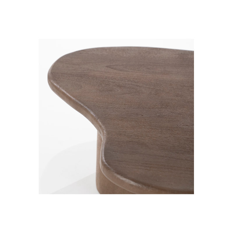 Solid Wood Nesting Coffee Table, Brown