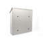 Contemporary Wall Mounted Reverse Mounting Galvanised Steel Lockable Weatherproof Post Box - 36x36x11cm